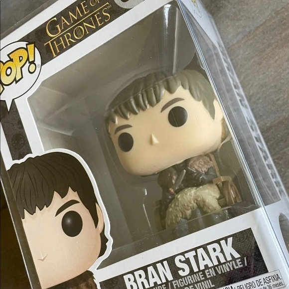 Funko Pop Game of Thrones Bran the broken Stark in Wheelchair NIB! w/ Protector - Picture 2 of 6
